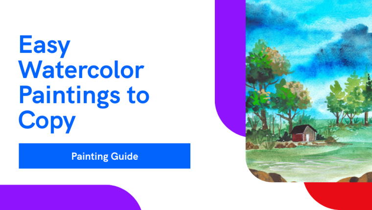 How to Create Easy Watercolor Paintings You Can Copy
